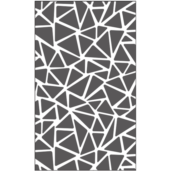 Vaessen Creative embossing folder driehoeken geometrisch patroon