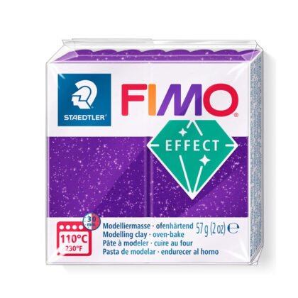 Fimo klei glitter paars 602 Lottes Place