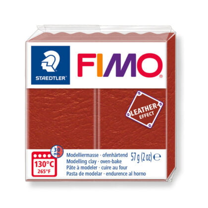 Fimo klei leather Rust roest 749 Lottes Place