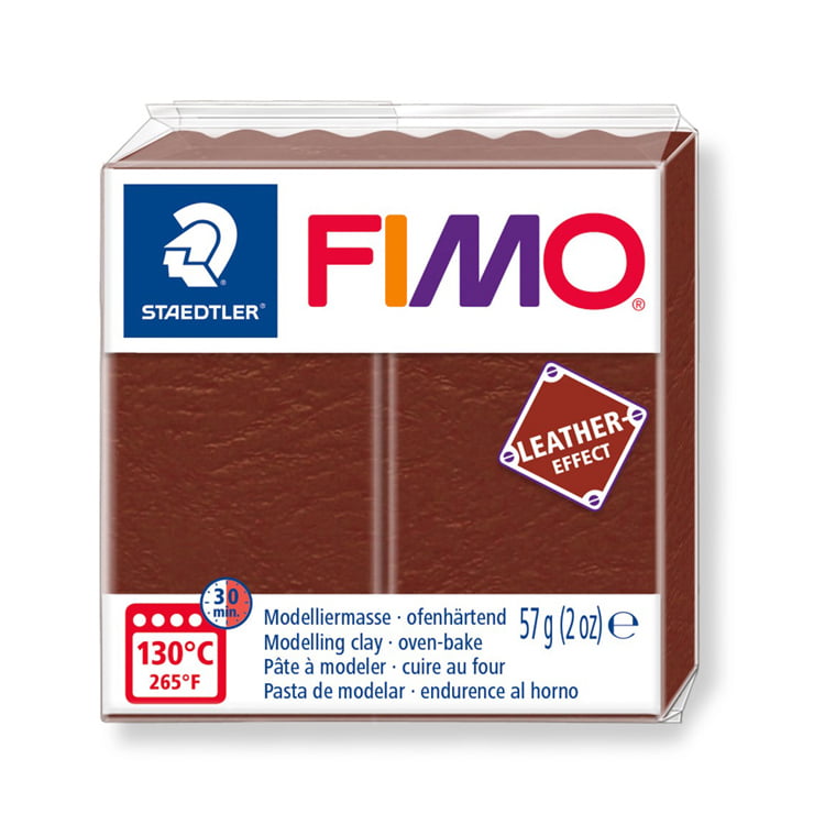 Fimo klei leather effect nut noot 779 Lottes Place