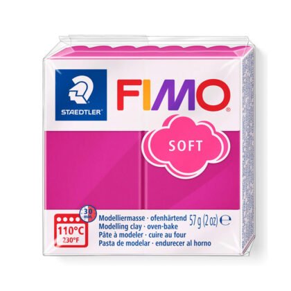 Fimo klei soft framboos roze 22 Lottes Place