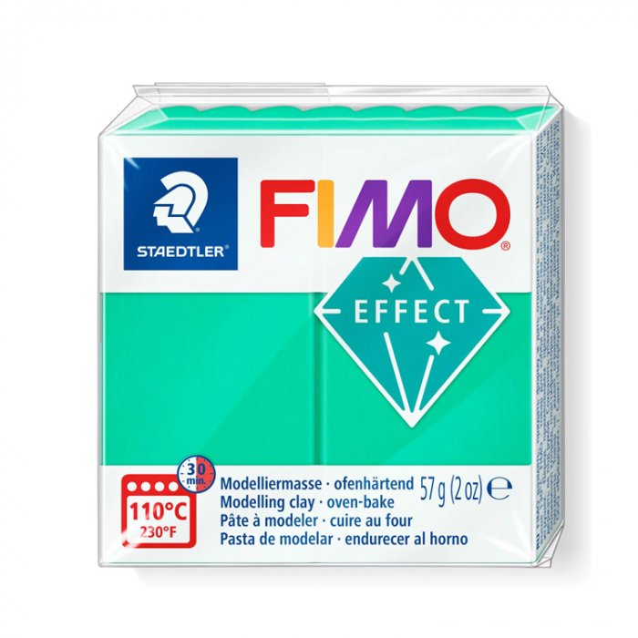 Fimo effect translucent groen 504