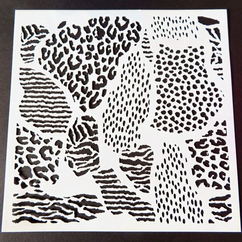stencil dieren prints