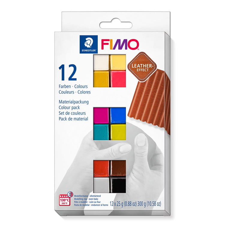 Fimo leather effect