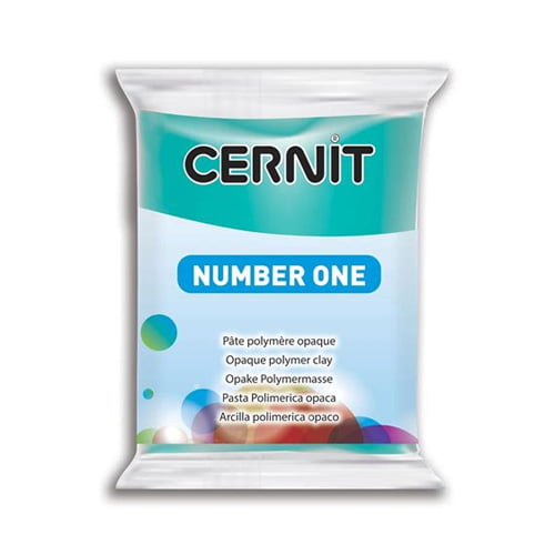 cernit number one turquoise green