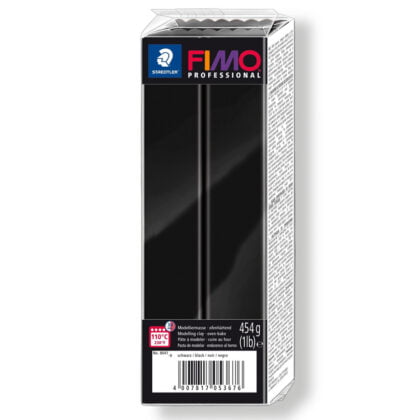 Fimo professional zwart grootverpakking