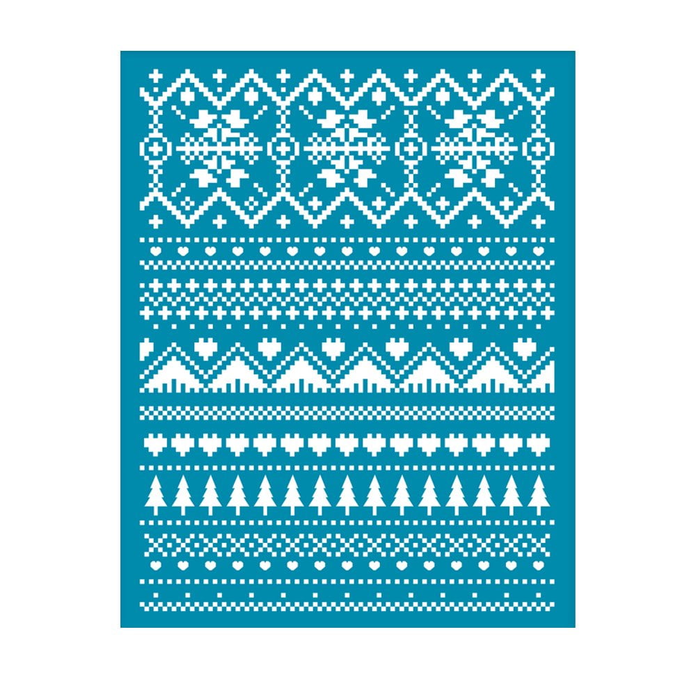 Silk screen • 12,5cmx10cm • Winter sweater • Lottes